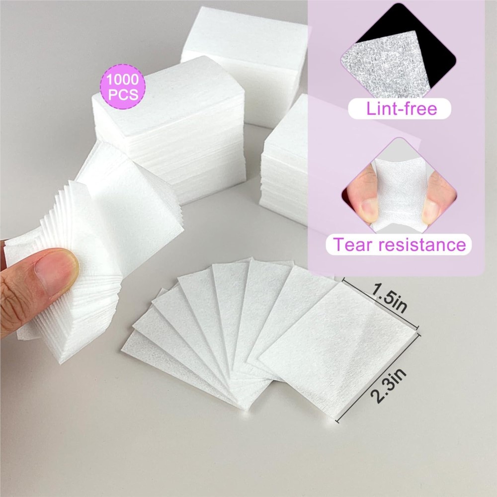 1000Pcs Lint Free Nail Wipes G - Nail Art Remove 리뷰 및 가격