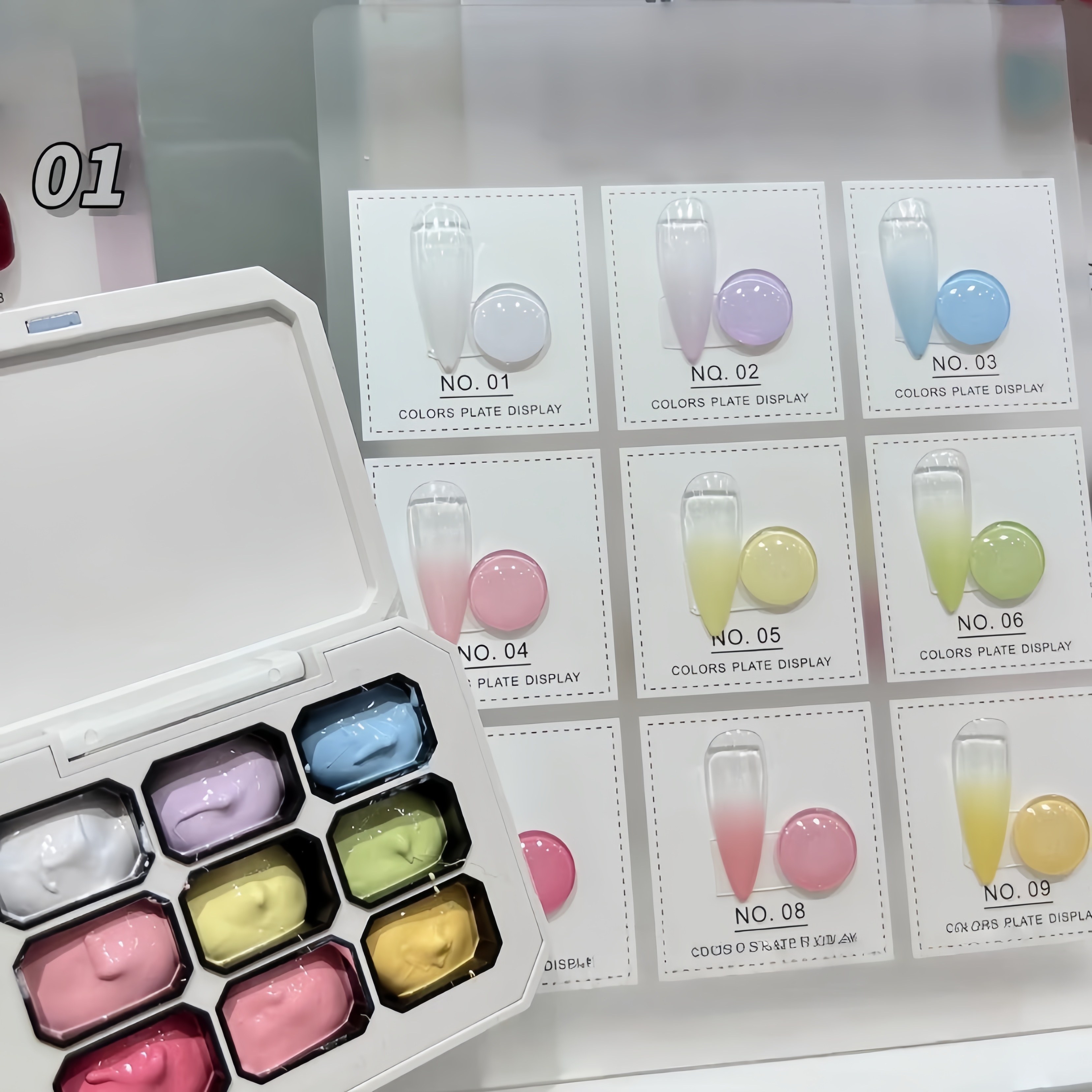9-Color Solid Nail Polish, Mac - Nail Art Halal 리뷰 및 가격