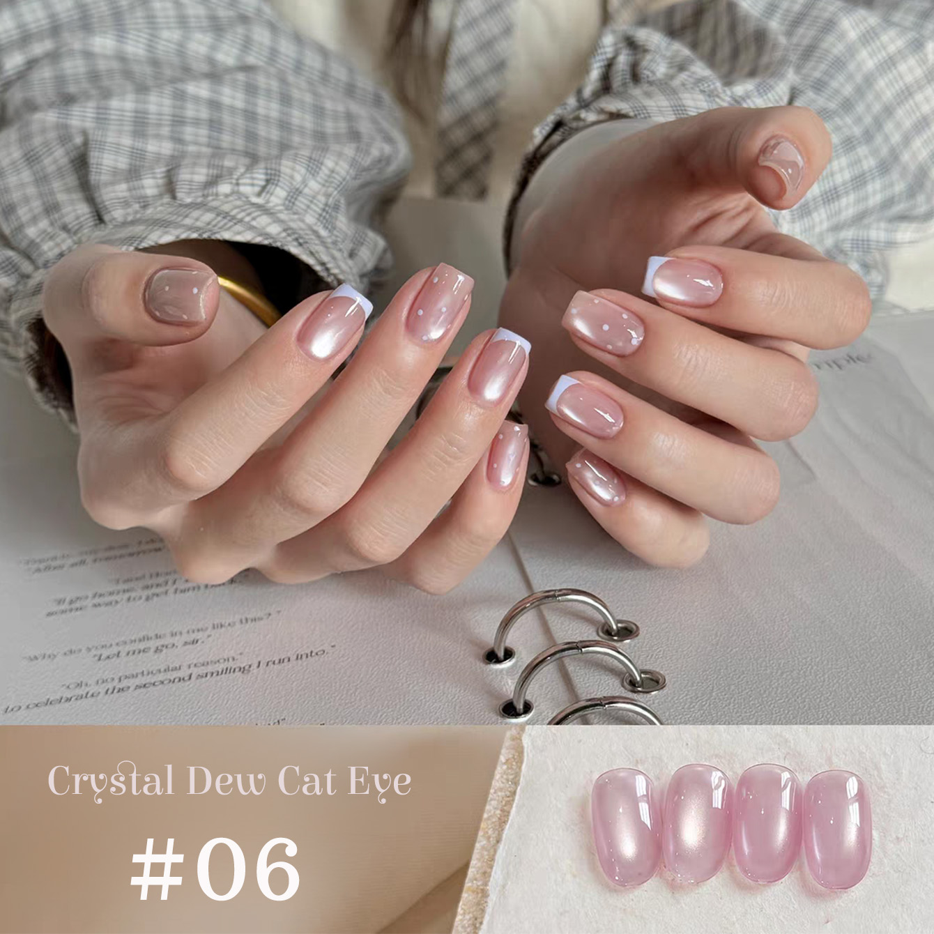 SHAKA 1-9PCS Ice Transparent C - Nail Art Cat Eye Pink 리뷰 및 가격