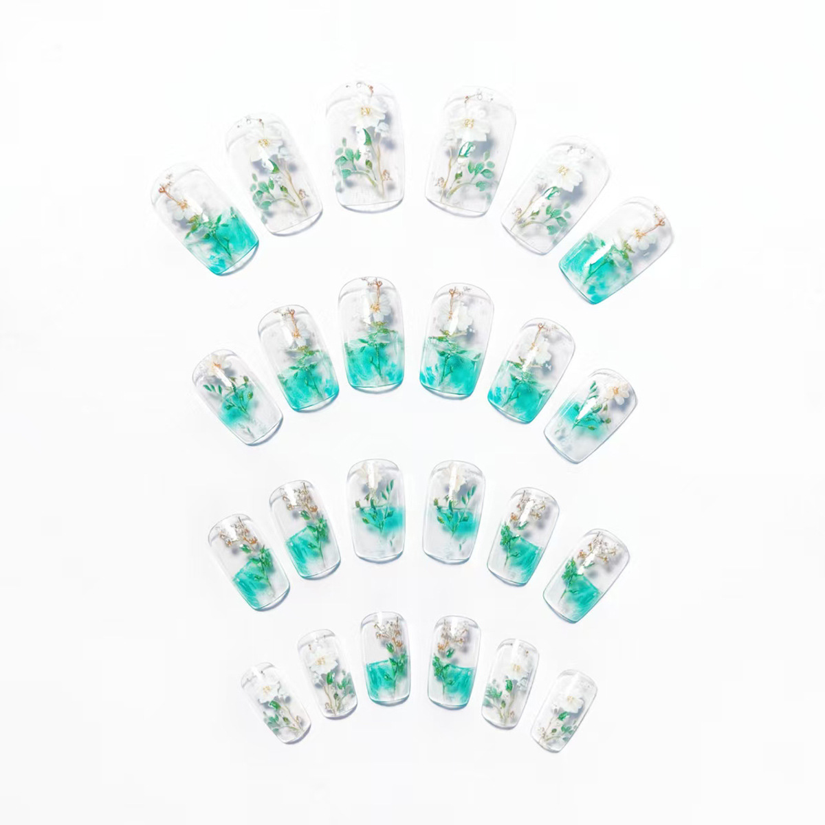 Medium fake nails for women gi - Nail Art Aesthetic 리뷰 및 가격