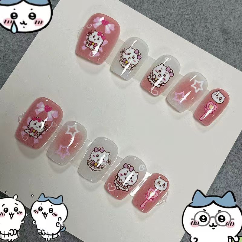 Nail Art yiji ハチワレ Hachiware う - Nail Art Emerald 리뷰 및 가격