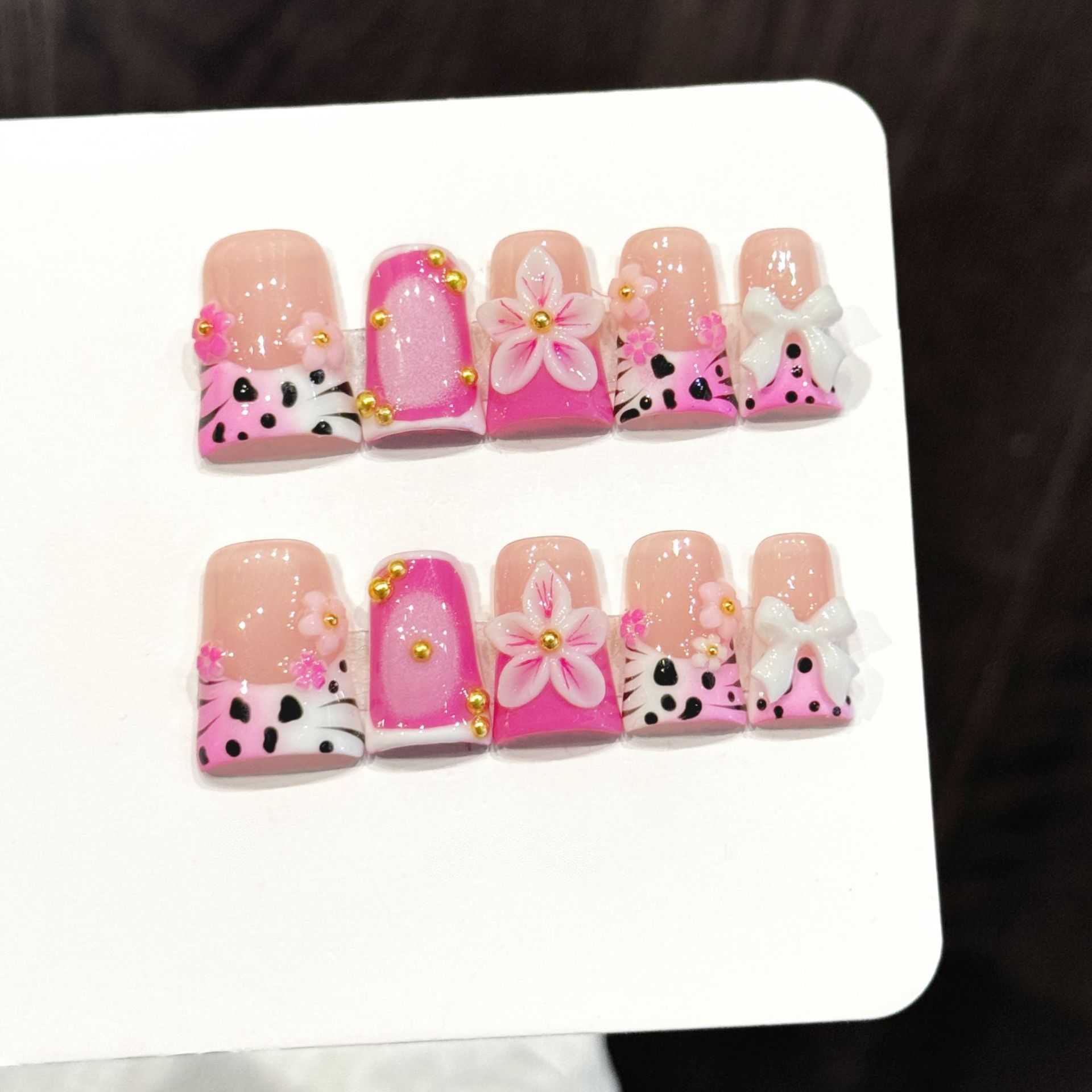 10pcs Ocean Style Fake Nails D - Nail Art Design 리뷰 및 가격