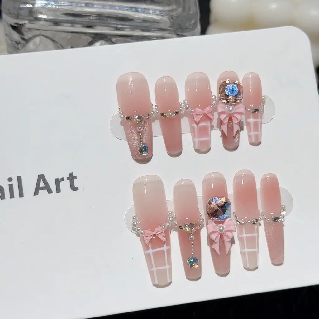 Sweet Pink Blush French Handma - Nail Art Cat Eye Pink 리뷰 및 가격