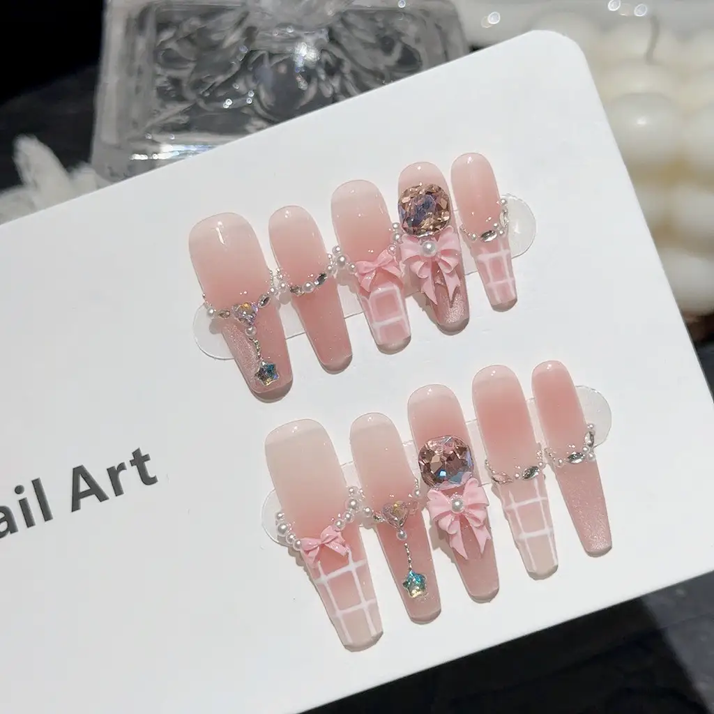 Sweet Pink Blush French Handma - Nail Art Cat Eye Pink 리뷰 및 가격