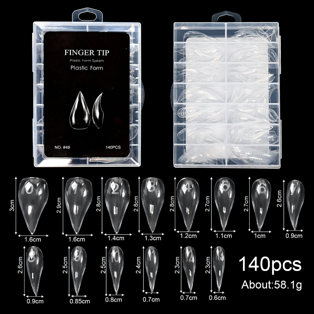 70/140/150Pcs 70/140/150Pcs Ge - Nail Extension Form 리뷰 및 가격