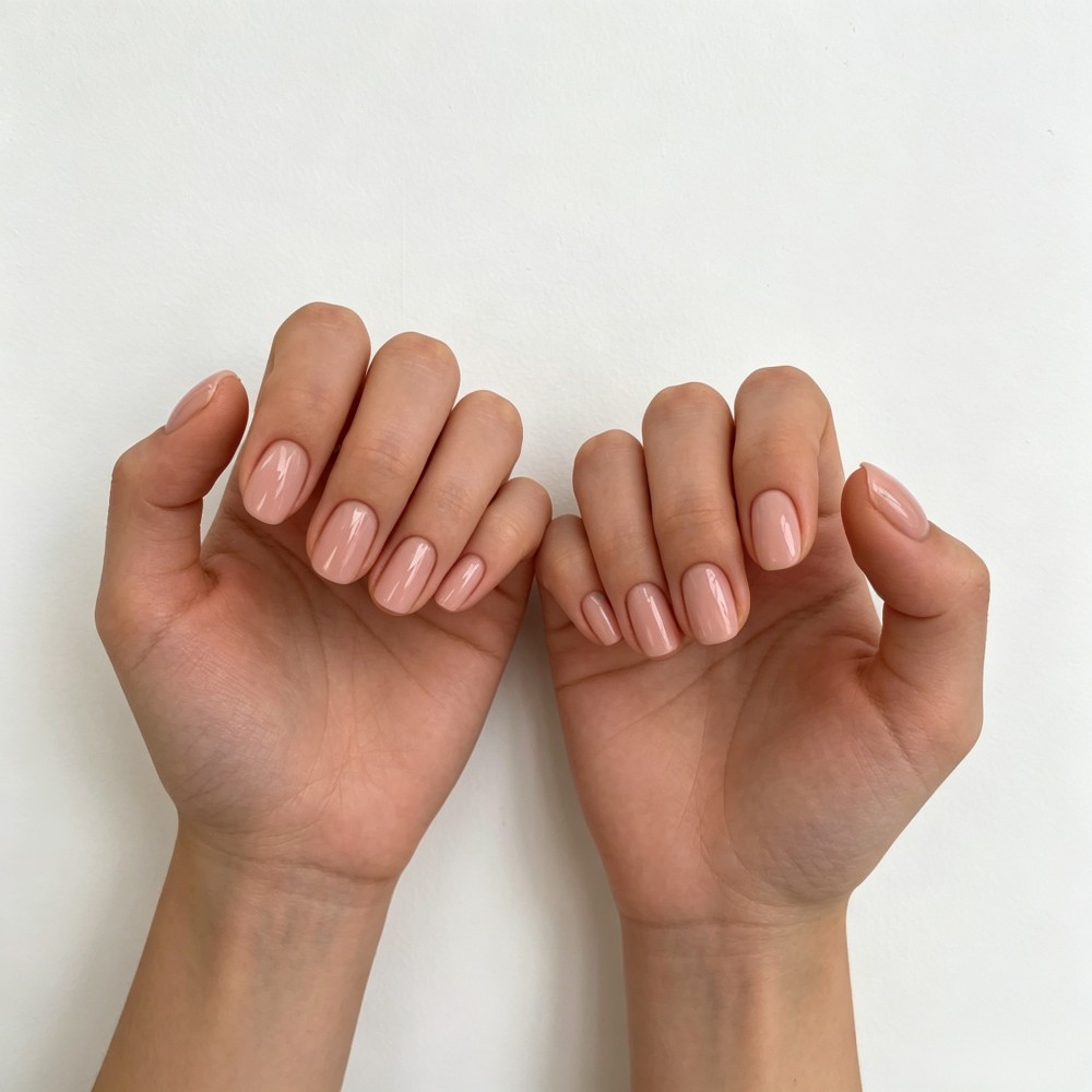24Pcs Oval Short Pink Press on - Nail Art Ombre Pink 리뷰 및 가격