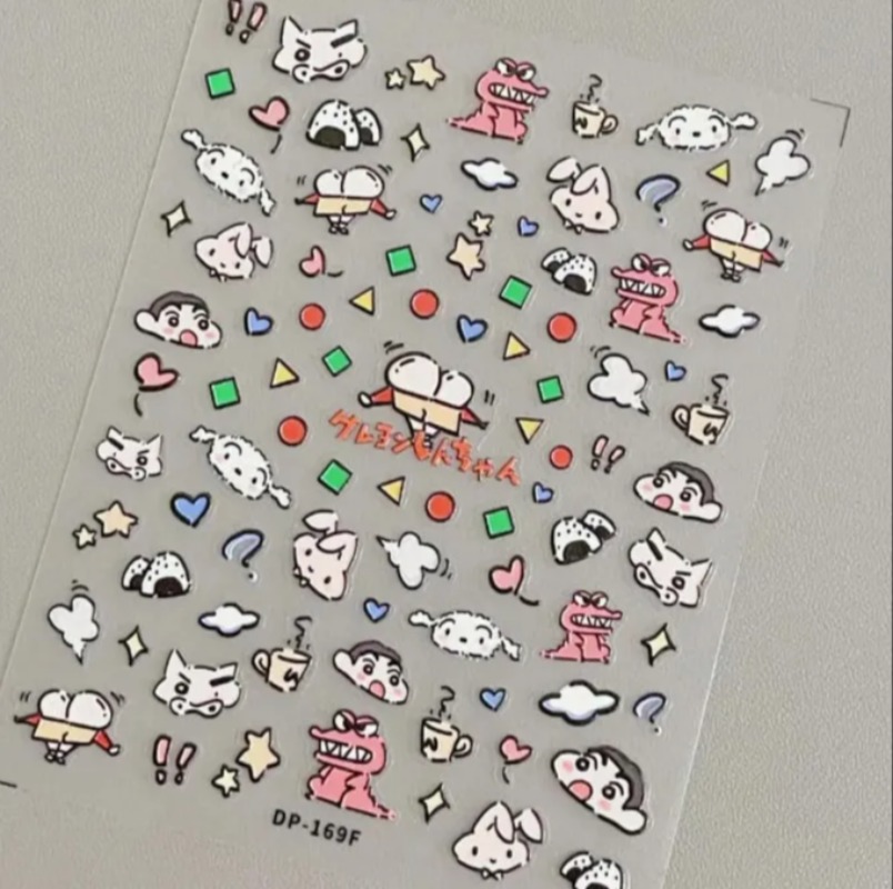 Crayon Shin-chan Creative Pape - Nail Art Design 리뷰 및 가격