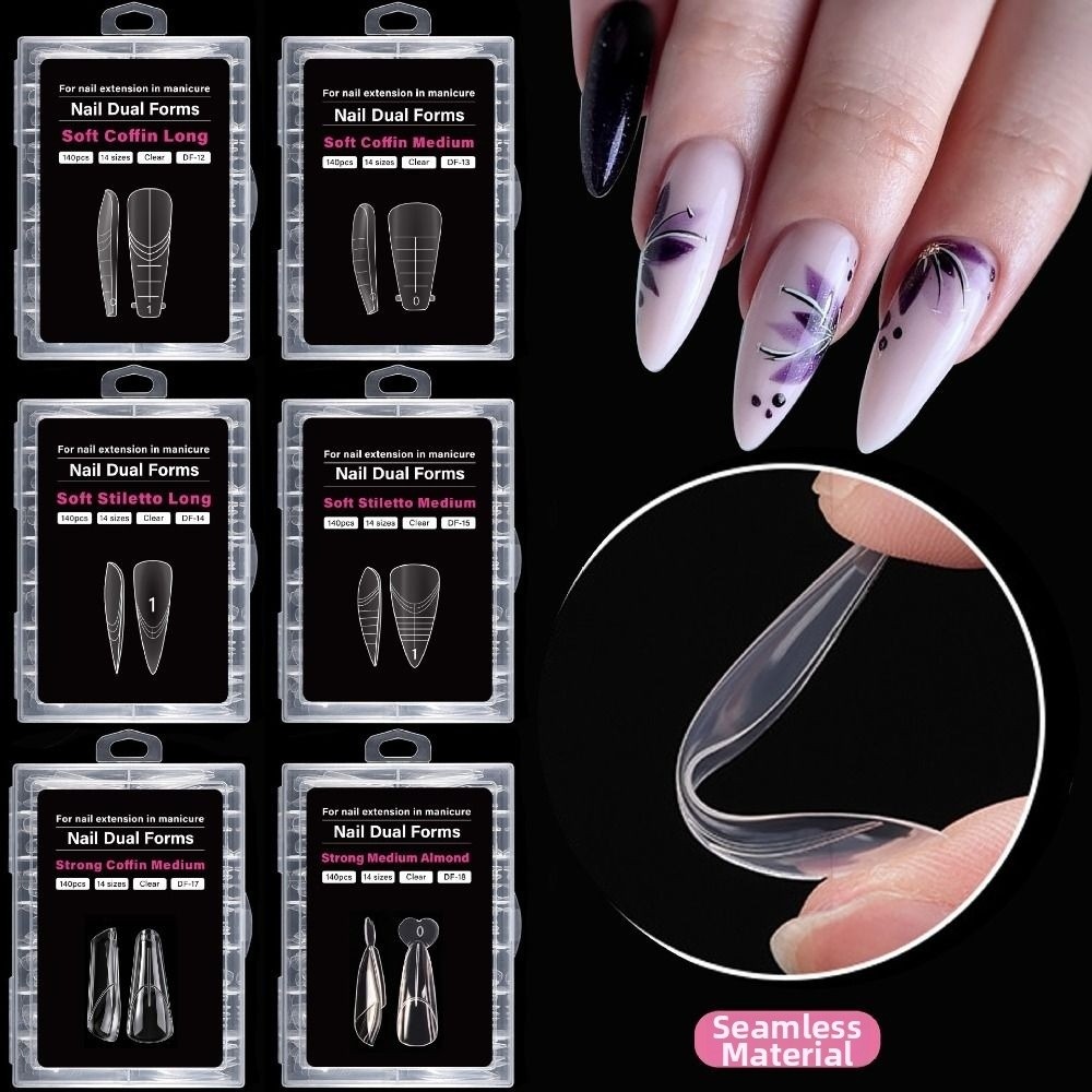 140PCS 14 Sizes French Nail Du - Nail Extension Form 리뷰 및 가격