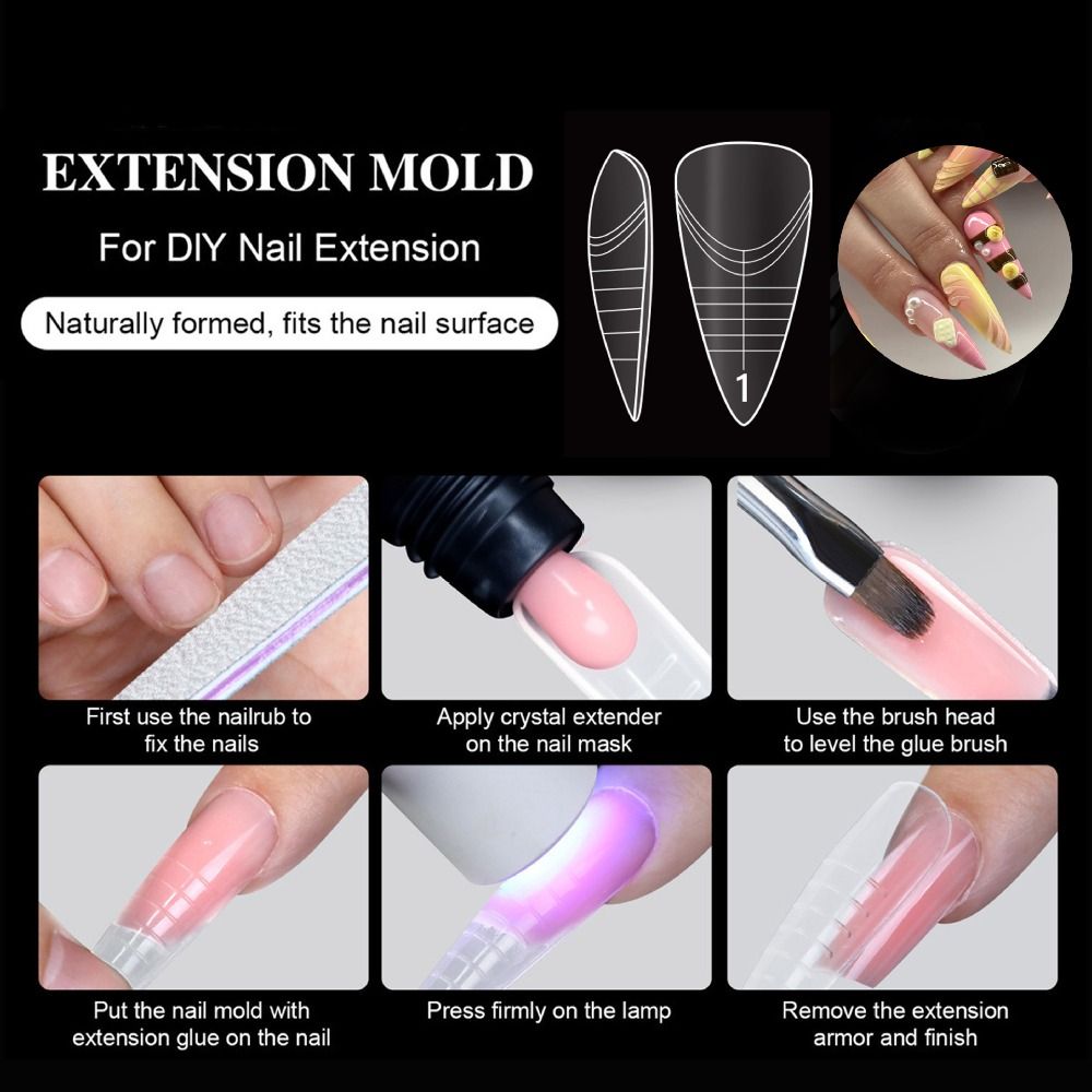 140PCS 14 Sizes French Nail Du - Nail Extension Form 리뷰 및 가격