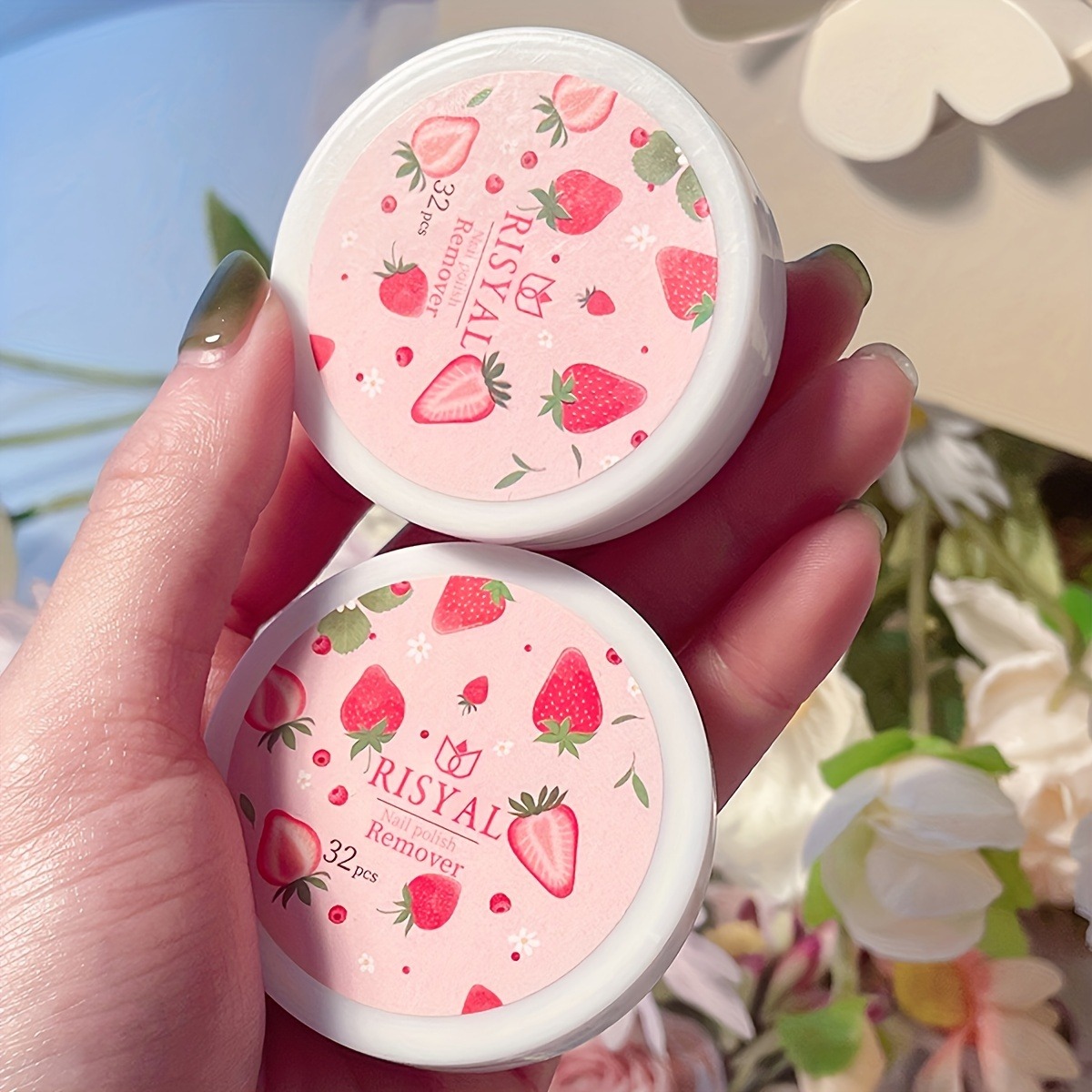 32pcs/Box Strawberry Nail Poli - Nail Art Remove 리뷰 및 가격