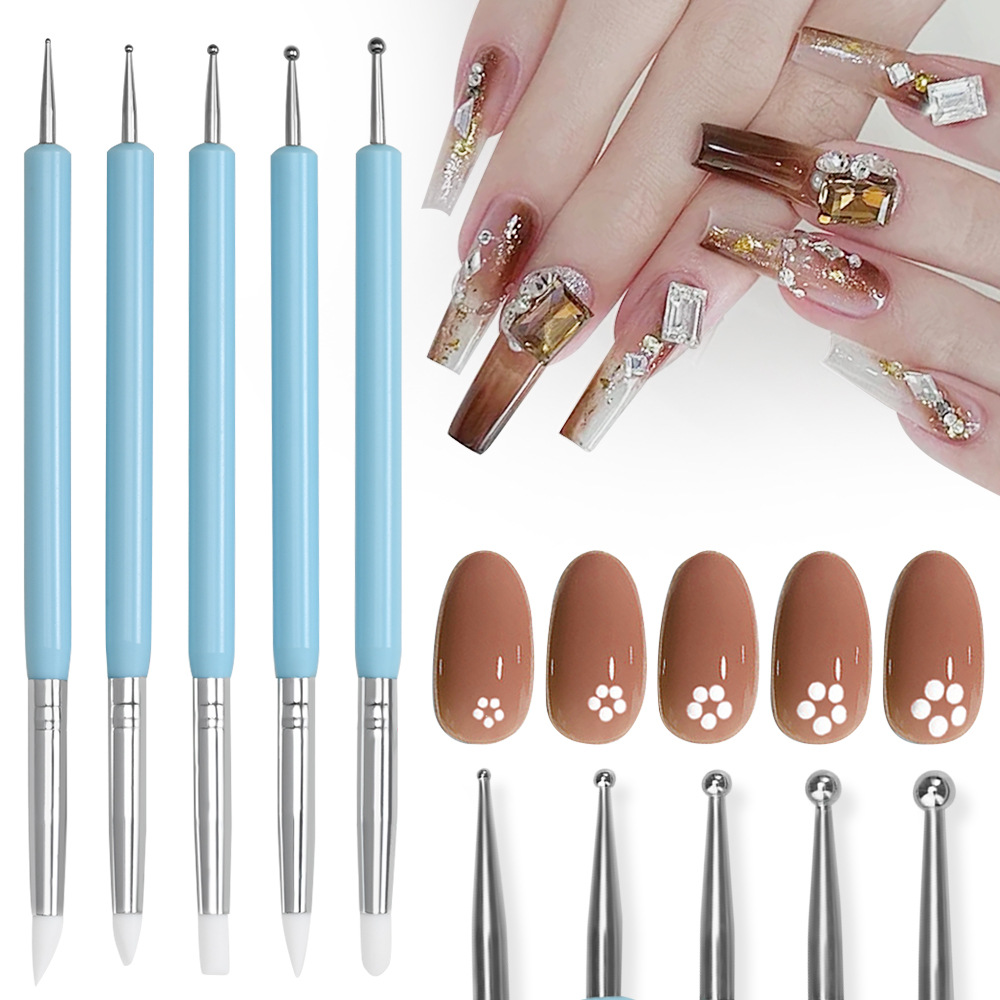 1/3/5/6/pcs/set Nail Art Brush - Nail Art Dotting Tool 리뷰 및 가격